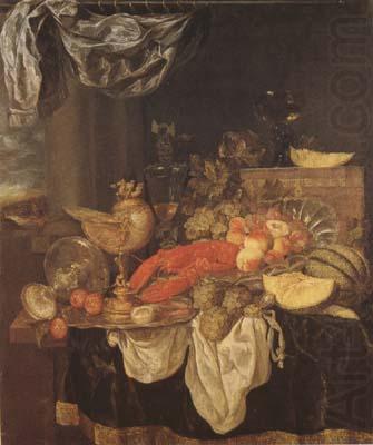 BEYEREN, Abraham van Still Life with Lobster (mk08) china oil painting image